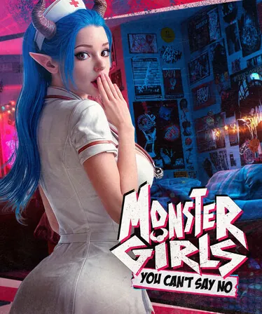 Monster Girls: You Can't Say No 游戏 Logo 海报